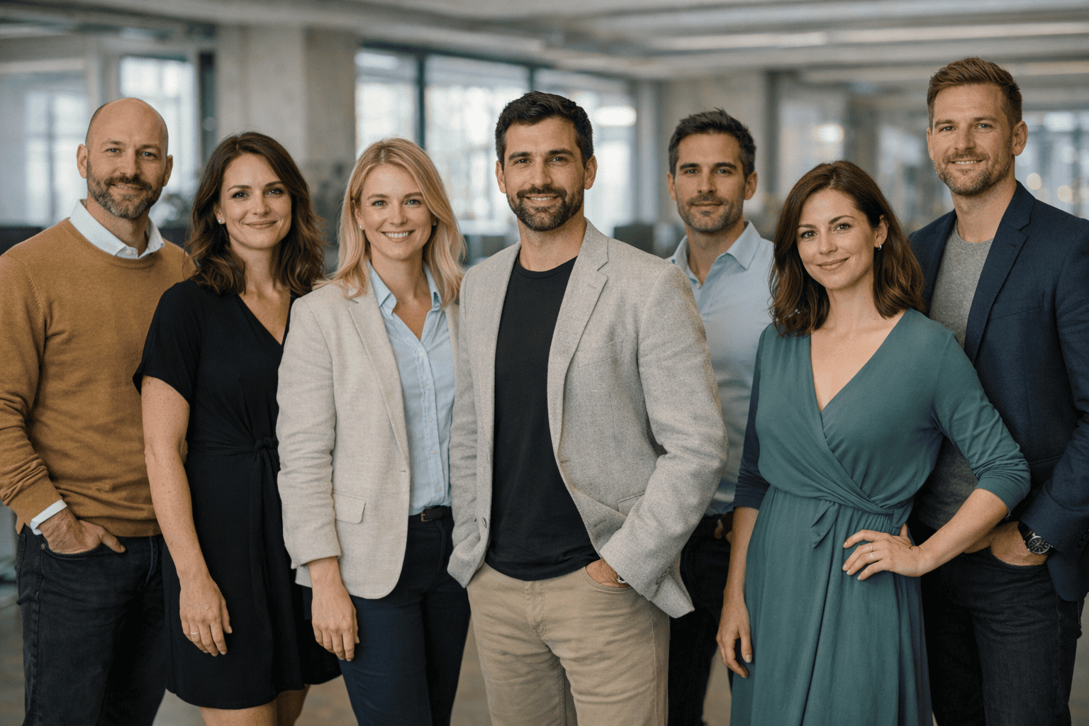 Team working on AI trading platform — SynThalora